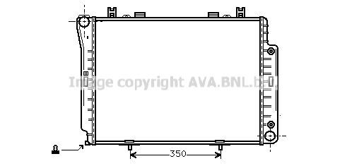 AVA QUALITY COOLING Радиатор, охлаждение двигателя MS2144